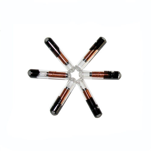 Anti Remove Animal Tracking Chips 2x12mm Pet RFID Chips ICAR Approved For Dogs Cats And Livestock